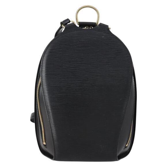 LOUIS VUITTON Epi Mabillon Backpack Black M52232 LV Auth ar13785 main image 16
